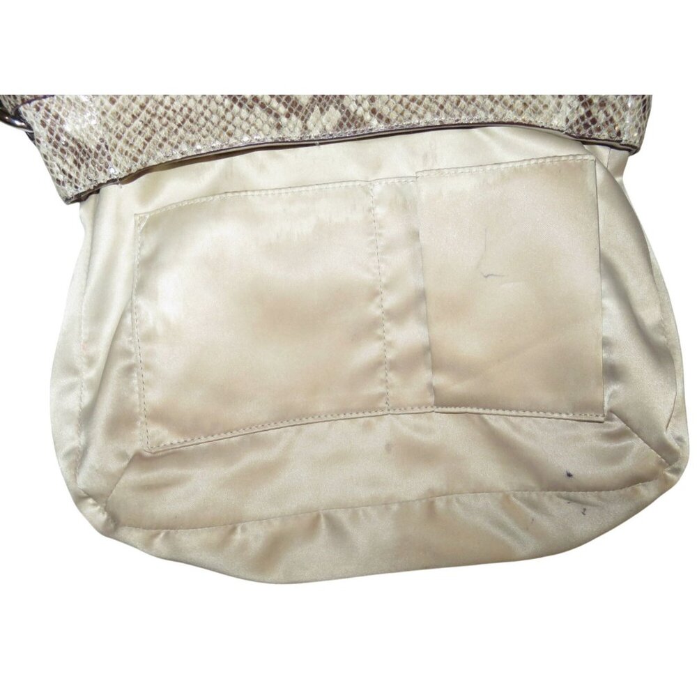 Coach 2013 Campbell Exotic Snakeskin Embossed Leather Flap Satchel Handbag 27895 - Picture 10 of 14